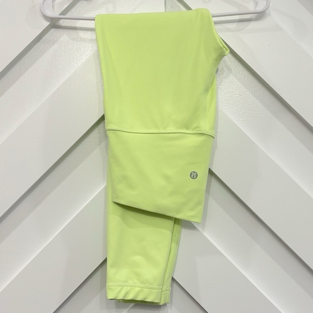 Lululemon Align High Rise Pant 25" Size 4 In Faded Zap